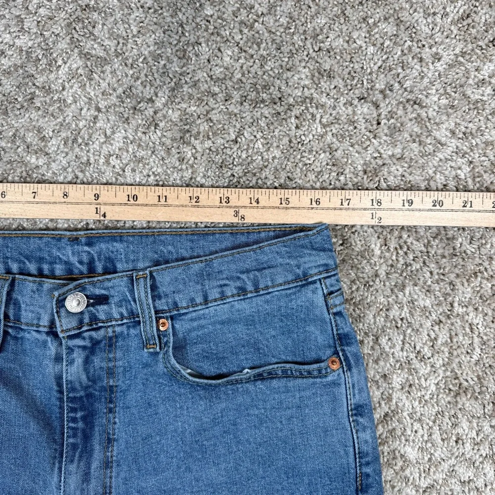 Levis 550 Jeans Mens 34x34 Blue Relaxed Fit Cotton Stretch Classic Dad Aesthetic